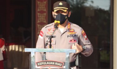 Kapolresta Barelang Pimpin Upacara Pembinaan Polsek Jajaran Terbaik
