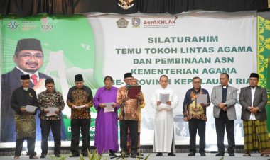 Wakapolda Kepri Ikuti Kegiatan Silaturahmi Temu Tokoh Lintas Agama Dan Pembinaan ASN Kemenag Kepri