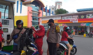 Personel Polsek Lubuk Baja Bersama Manajer SPBU Kota Batam Sidak Ke SPBU BCS, Ada Apa?