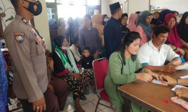 Polsek Bulang Lakukan Pengamanan dan Monitoring Pembayaran Bantuan Sosial Kompensasi BBM