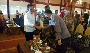 Kapolsek Lubuk Baja Menghadiri Kegiatan Percepatan Capaian Bulan Imunisasi Nasional (BIAN) Kota Batam Tahun 2022