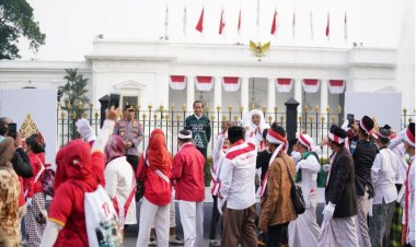 Di Acara Kirab Merah Putih, Kapolri Gelorakan Semangat Persatuan-Kesatuan Bangsa