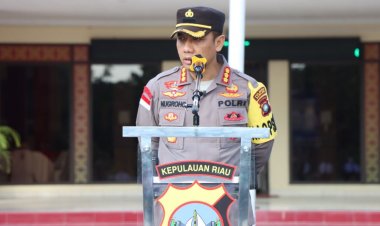 Kapolresta Barelang Pimpin Apel Gelar Pasukan Operasi Zebra Seligi 2022