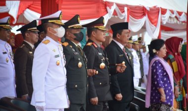 Upacara HUT TNI Ke-77 Tahun 2022, Kapolda Kepri Mengucapkan Dirgahayu TNI ke-77, TNI Adalah Kita