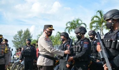 Apel Gelar Pasukan Pengamanan Tour De Bintan, 490 Personel Diterjunkan