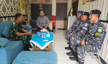 Polsek Belakang Padang Terima Kunjungan Perdana Danposal Sambu