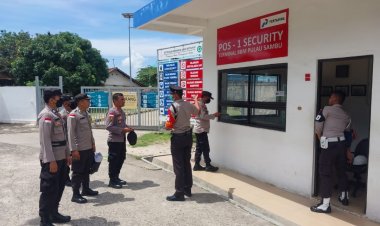 Kapolsek Belakang Padang Turun Langsung Melakukan Patroli Keamanan Objek Vital