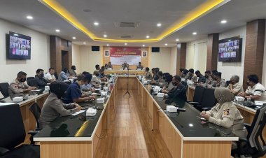 Biro SDM Polda Kepri Ikuti Sosialisasi dan Supervisi Tentang Pelayanan Hal Bagi Pegawai Negeri Pada Polri Serta Supervisi Perumahan Tindak Lanjut Program Polri Belajar T.A 2022