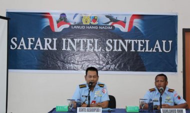 Asintel Kaskoopsau I Laksanakan Safari Intelijen di Lanud Hang Nadim