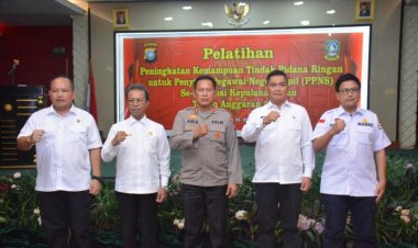 Kapolda Kepri Hadiri Pembukaan Pelatihan Peningkatan Kemampuan Tipiring PPNS Se-Provinsi Kepri T.A 2022