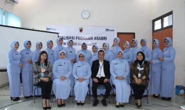 Keluarga Besar Lanud Hang Nadim Terima Sosialisasi dari Asabri.