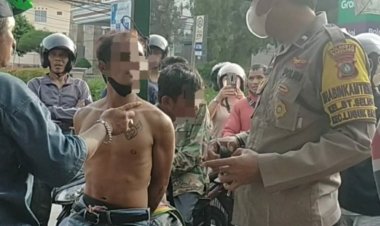 Unit Reskrim Polsek Lubuk Baja Amankan Pelaku Pencurian Dengan Sajam