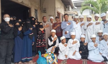 Wartawan Mitra Polri Adakan Bansos ke Pondok Pesantren Tahfidz Ihsanul Qur'an