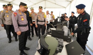 Cek Peralatan dan Kesiapan Personel, Kapolri: Semua Tergelar dengan Baik