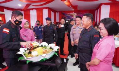 Kapolda Kepri Hadiri Peringatan HUT Ke-77 Korps Brimob di Mako Brimob Polda Kepri
