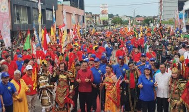 Kapolsek Lubuk Baja Pimpin Pengamanan Kegiatan Festival Budaya Pawai Tatung Batam-Kepri Tahun 2022