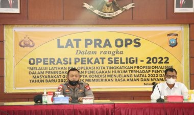 Polresta Barelang Menggelar Lat Pra Ops Dalam Rangka Operasi Pekat Seligi Tahun 2022