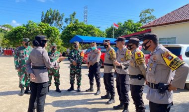 Tingkatkan Sinergitas dan Silaturahmi Kamtibmas, Polsek Sei Beduk Laksanakan Apel Gabungan dan Patroli Bersama Dengan TNI
