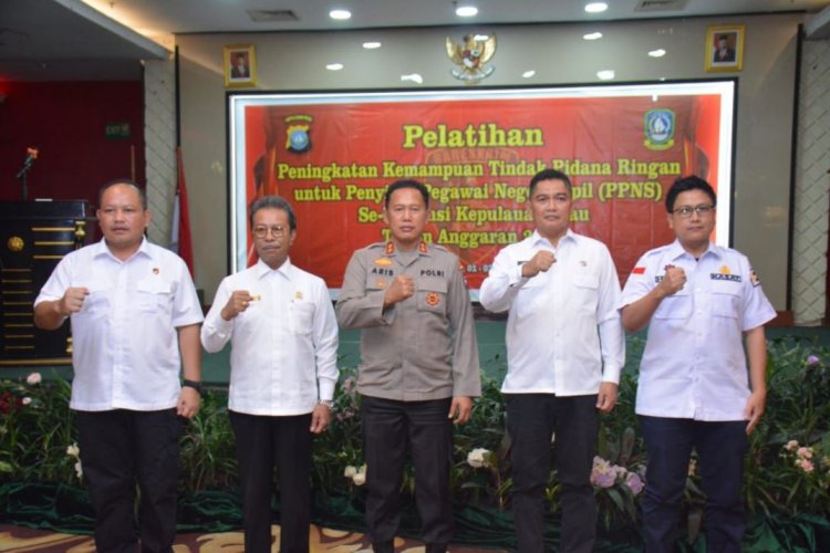 Kapolda Kepri Hadiri Pembukaan Pelatihan Peningkatan Kemampuan Tipiring PPNS Se-Provinsi Kepri T.A 2022