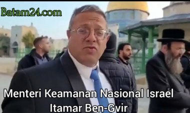 Menteri Keamanan Nasional Israel Mengunjungi Yerusalem, Picu Kecaman Internasional