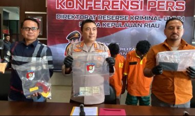 Tim Opsnal Jatanras Dit Reskrimum Polda Kepri Berhasil Amankan Dua Orang Pelaku Curanmor
