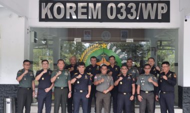 Kanwil BC Khusus Kepri dan KPU BC Batam Melakukan Kunjungan ke Makorem 033/WP