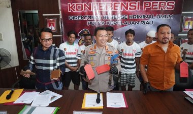 Dit Reskrimum Polda Kepri Berhasil Amankan 14 Tersangka Pencurian Dengan Pemberatan