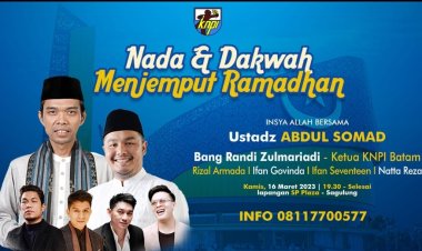 Sambut Ramadan 1444 H, KNPI Batam Datangkan Ustad Abdul