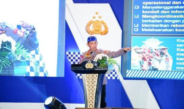 Arahan Kapolri di Rakernis Korlantas: Wujudkan Mudik Aman hingga Tingkatkan Pelayanan Publik