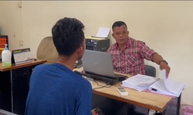 Kecanduan Judi Online Seorang Pria Nekat Kuras ATM Rekan Kerja Puluhan Juta Rupiah, Sekarang Mendekam Di Polsek