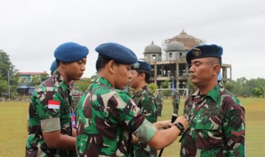 Upacara Kenaikan Pangkat Periode 1 April 2023 di Lanud Hang Nadim