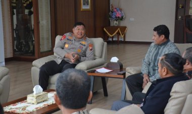 Kapolda Kepri Terima Kunjungan dan Silaturahmi Perkit Kepri