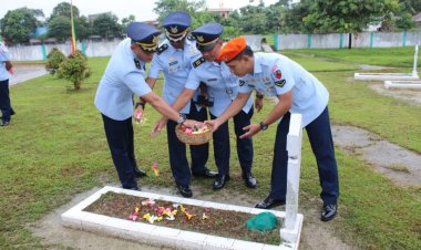 Danlanud Hang Nadim Pimpin Upacara Ziarah di TMP Pusara Bhakti Bulan Gebang Batam