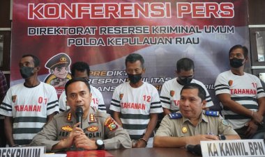 Satgas Mafia Tanah Polda Kepri Ungkap Kasus Pemalsuan Surat KSB di Kavling Manggis Sei Daun Tanjung Piayu
