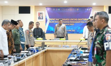 POLDA KEPRI GELAR RAKOR LINTAS SEKTORAL JELANG OPERASI KETUPAT SELIGI 2023