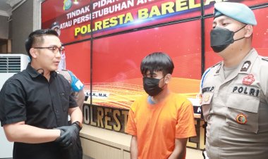 Kasat Reskrim Polresta Barelang Gelar Konferensi Pers Ungkap Pelaku Sodomi Pencabulan Anak Dibawah Umur