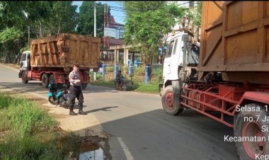 Personil Polsek Batu Ampar Laksanakan Strong Point Pagi