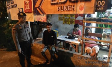 Patroli Cipkon Polsek Batu Ampar Rutin laksanakan Himbauan Kamtibmas wilayah hukum Polsek Batu Ampar
