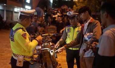 Antisipasi Balap Liar dan Knalpot Brong, Satlantas Polresta Barelang Laksanakan Patroli Cipta Kondisi
