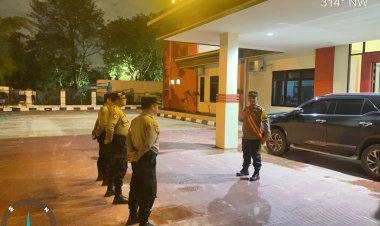 Patroli Cipkon Polsek Batu Ampar, Rutin Sampaikan Himbauan Kamtibmas