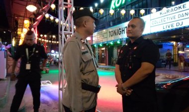 Patroli Cipkon Polsek Batu Ampar, Sampaikan Himbauan Kamtibmas