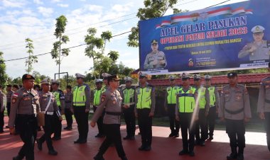 Tanda Dimulainya Operasi Patuh Seligi Tahun 2023, Polres Bintan Melaksanakan Apel Gelar Pasukan