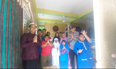 Jumat Barokah Polsek batu ampar Rutin berbagi ke Panti asuhan