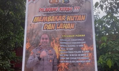 Polsek Batu Ampar Gencar Lakukan Patroli dan Himbauan Karhutla untuk Antisipasi Kebakaran Hutan dan Lahan