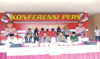 Polresta Barelang Berhasil Menggagalkan Penyelundupan Sabu Jaringan Internasional Seberat 19.896 KG