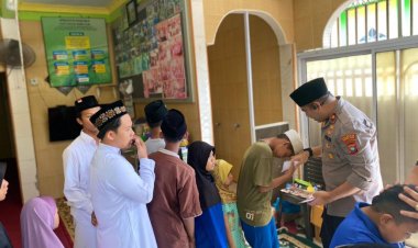 Kapolsek Batu Ampar Menyebarkan Keberkahan dengan Berkunjung ke Panti Asuhan