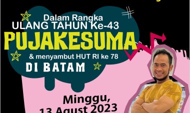 Gebyar Doorprize Spesial Pemuda Pujakesuma: Meriahkan Ultah ke-43 dan HUT RI ke-78 dengan Zumba Party Gratis di Batam!