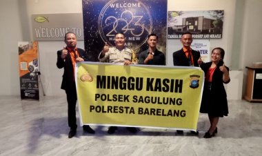 Minggu Kasih Kamtibmas di Gereja Tabgha SP Kecamatan Sagulung, Kota Batam, Meningkatkan Kemitraan Polisi dan Masyarakat