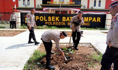 Kegiatan Polri Lestarikan Negeri Penghijauan sejak Dini