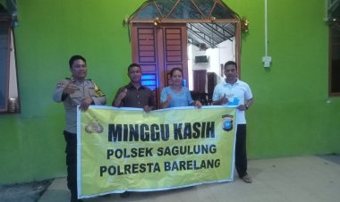 Polsek Sagulung Gelar Kegiatan Minggu Kasih Bersama Jemaat GKPI Metanoia untuk Menciptakan Rasa Aman